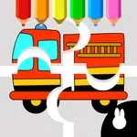 Car puzzle Coloring Games icon