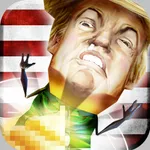 Don't let Drumpf touch the cake icon