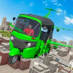 Flying Auto Rickshaw Simulator icon