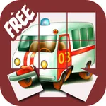 Educational puzzles for kids Cars Lite icon