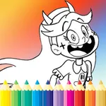 Coloring Book Education Game For Kid - Star vs Forces of Evil Edition Drawing And Painting Free Game HD icon