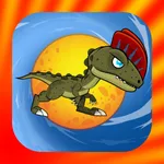 Dinosaur Run And Jump - On The Candy Circle Ball Games For Free icon