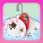 Girls Dish Wash And Cleaning icon