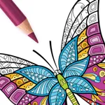 Adult Butterfly Coloring Book icon