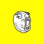 Troll Face Rage Stickers icon