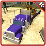 Construction Vehicle Transporter – Truck driving icon