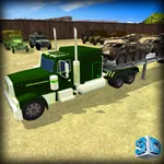 Tank Transporter Truck – Army cargo delivery sim icon