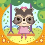 Baby Raccoon : Adventure On Playground icon