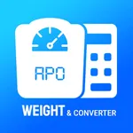 Digital scale to weight gram icon