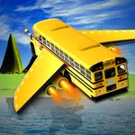 Flying School Bus Simulator: Extreme Flight Pilot icon