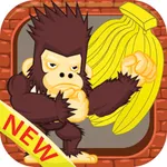 King kong eat banana jungle games for kids icon