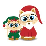 Christmas Kitties Sticker Pack icon