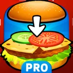 Burger Chef. Food cooking game icon