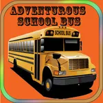 Crazy School Bus Driving Simulator game 3d icon