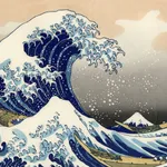Ukiyo-e Mount Fuji icon