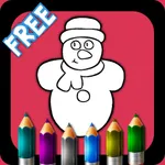 Christmas. Coloring books for kids. Free icon
