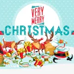 Christmas cards and quotes icon