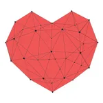 Geometric Heart icon