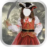 Pirate Girl Photo Montage icon