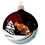 Christmas Animated - Fish icon