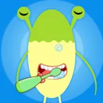 Mr. J likes to brush his teeth icon