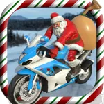 Santa Motorbike Racer - Kids Santa Gift Collection icon