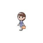 Girl In The City Stickers icon