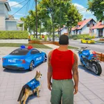 US Police Chase Bike Games 3D icon