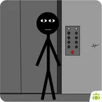 Stickman escape lift icon