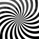 Optical illusion hypnosis icon