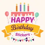 Birthday Wishes Stickers. icon