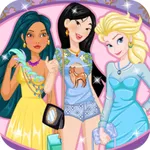 Princess Team Dress up games icon