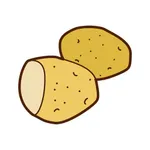 Potato sticker icon