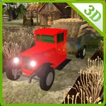 Farm Crops Transporter Truck & cargo delivery icon