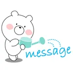 Bear message icon