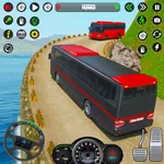 driving offroad bus challenge icon