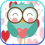 Kids Coloring Book with valentine days icon