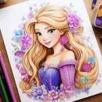 Rapunzel little Magic Princess icon