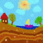 Colorful Sand Painting icon