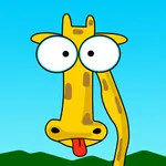 Animated Giraffe Sticker App icon