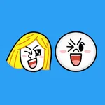 JAMES & MOON Emoji Stickers - LINE FRIENDS icon