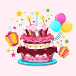 Name Photo on Happy Birthday icon