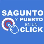 Sagunto y Puerto en un click icon