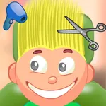 Child game / hair cut (Yellow) icon