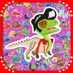 Dino Album Stickers Factory Game icon