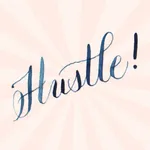 Hustle Calligraphy - Handwritten Font Stickers icon