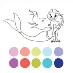 Mermaid Coloring icon