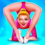 Gymnastics Superstar Gold Girl icon