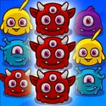 Funny Monsters puzzle Match 3 icon