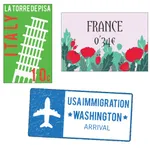 Country & City stamps stickers icon